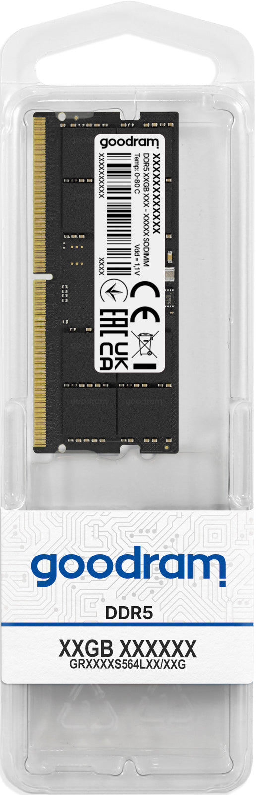 Goodram 16 Go DDR5 5600 MHz CL40 SR SODIMM module de mémoire 1 x 16 Go