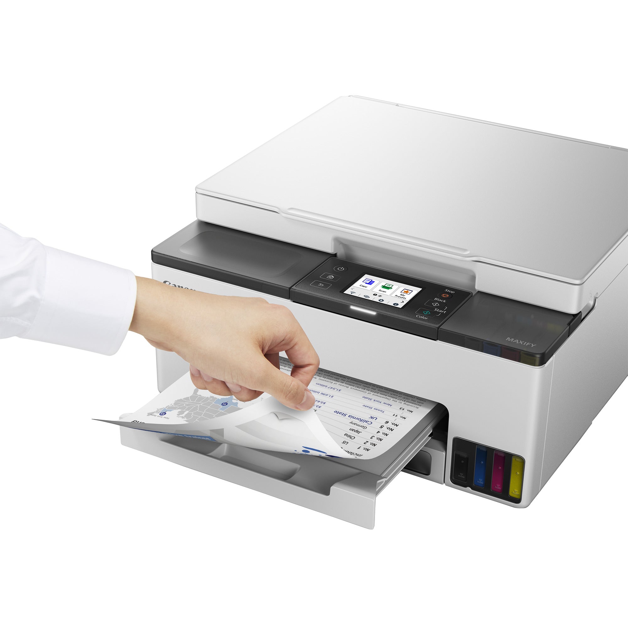 CANON MAXIFY MEGATANK GX1050 MFP colour ink-jet 15ppm +1set ink +2black ink