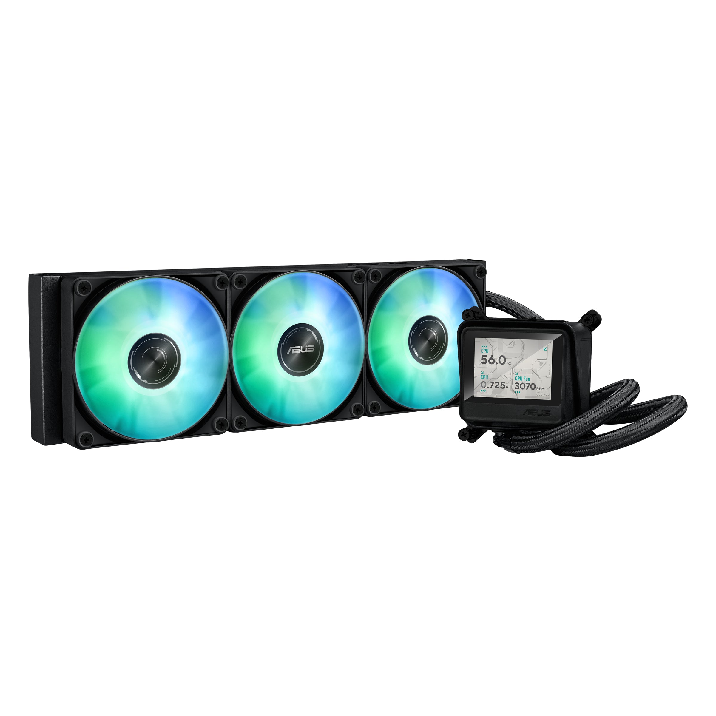 ASUS MAX GAMING LC 360 ARGB LCD all-in-one liquid CPU cooler