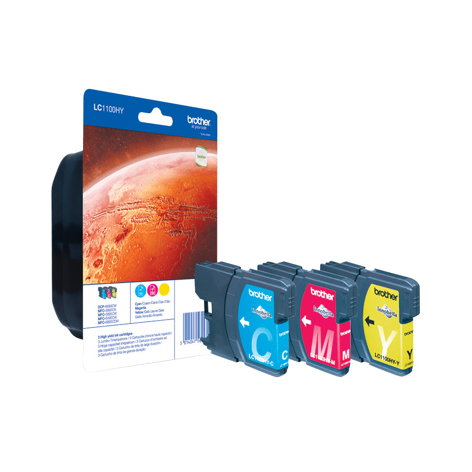 BROTHER BLISTER PACK RAINBOW HTE CAPACITE DCP6690CW, MFC-5890CN-6490CW-6890CW