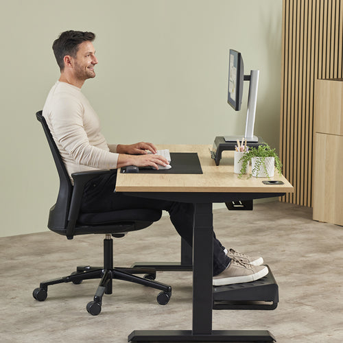 FELLOWES Repose-poignets Breyta - Noir