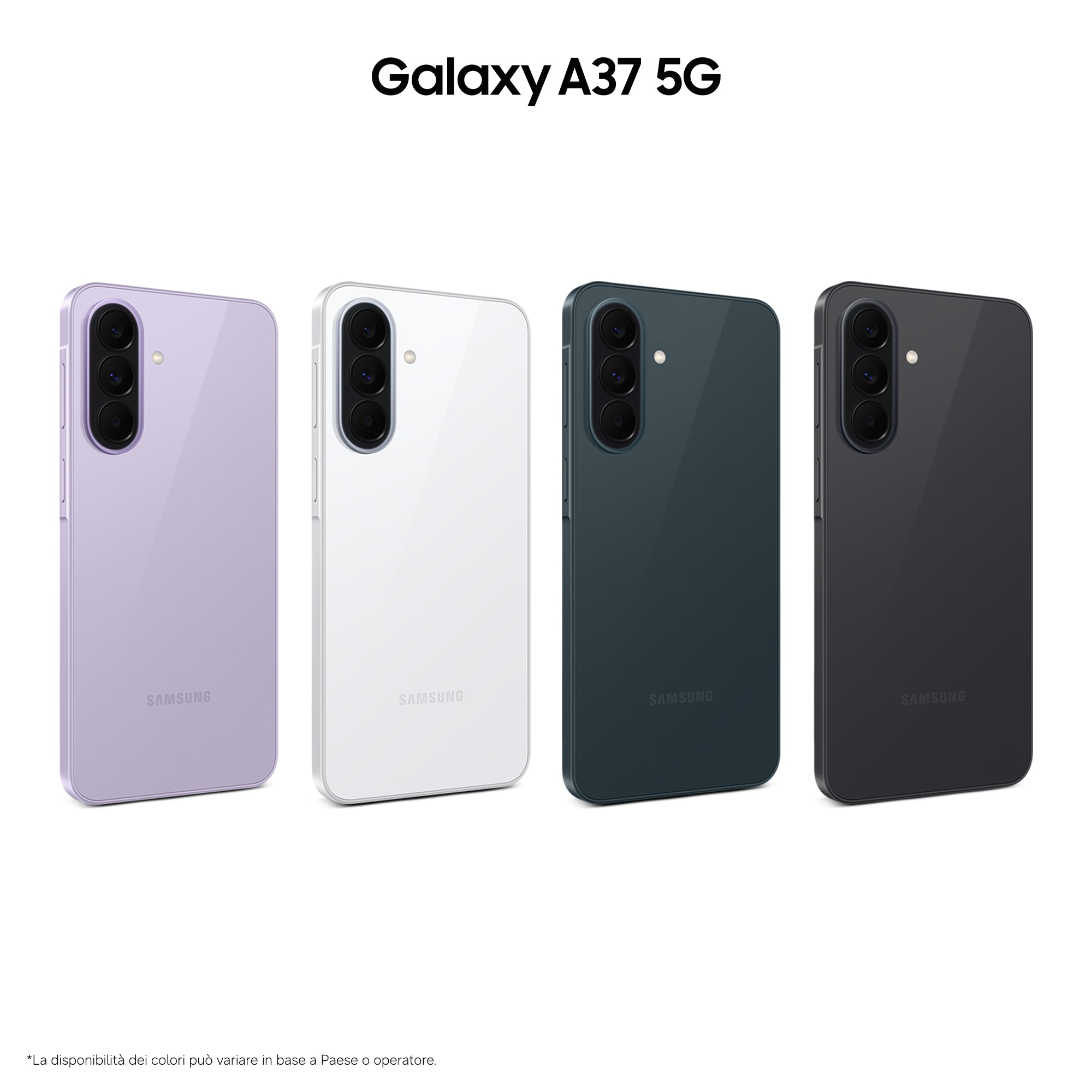 "Samsung Galaxy A37 5G 17 cm (6.7"") Double SIM Android 16.0 USB Type-C 6 Go 128 Go 5000 mAh Charbon de bois"