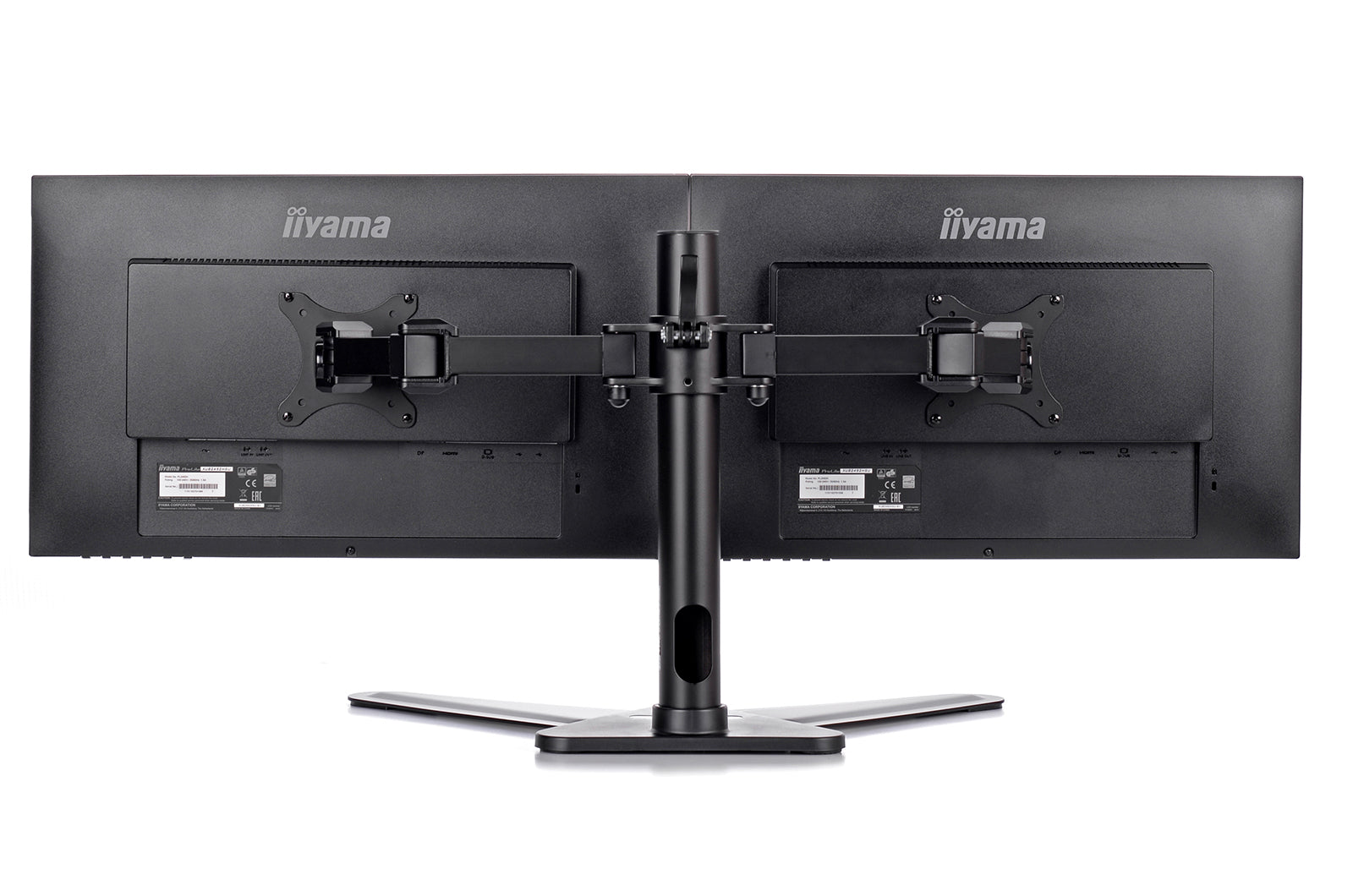 DS1002D-B1 Desk Stand 10"~30" VESA 75x75