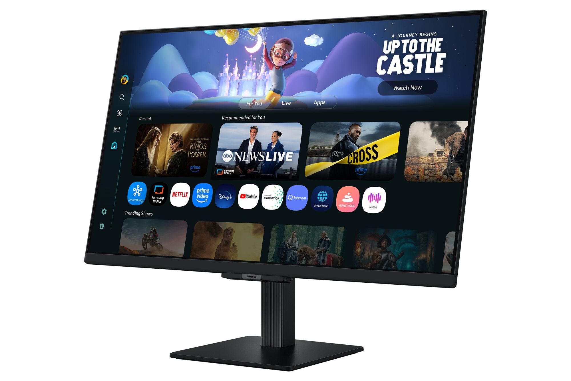 SAMSUNG LS27FM500EUXEN 27p FHD Smart Monitor M50F IPS Panel 60Hz Game Mode Eye Saver Mode & Flicker Free 2x HDMI