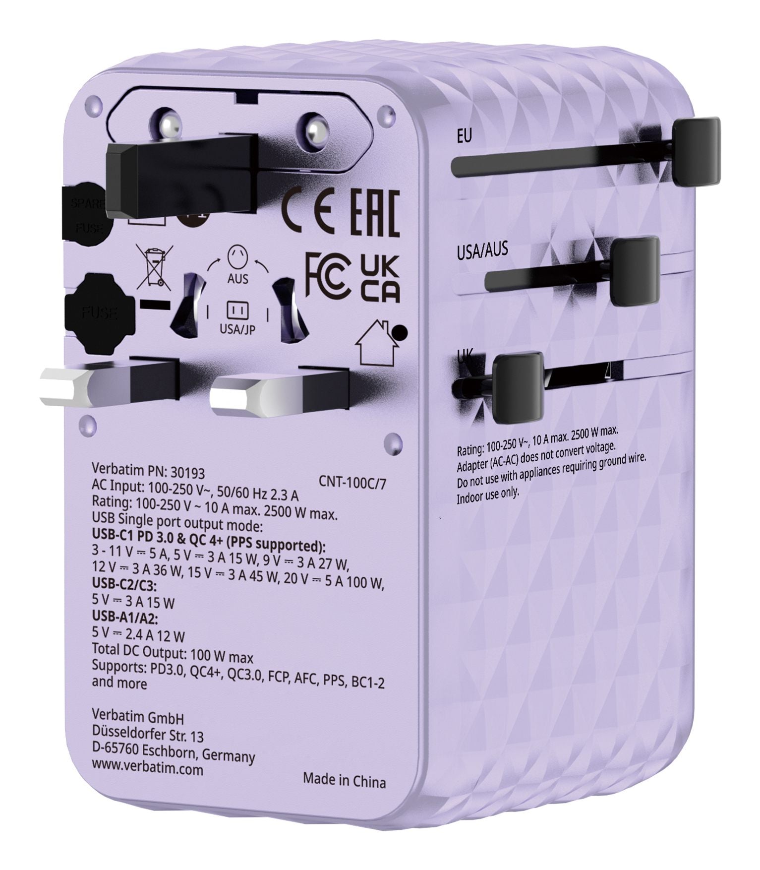 Charge ´n´ Travel 100W Universal Travel