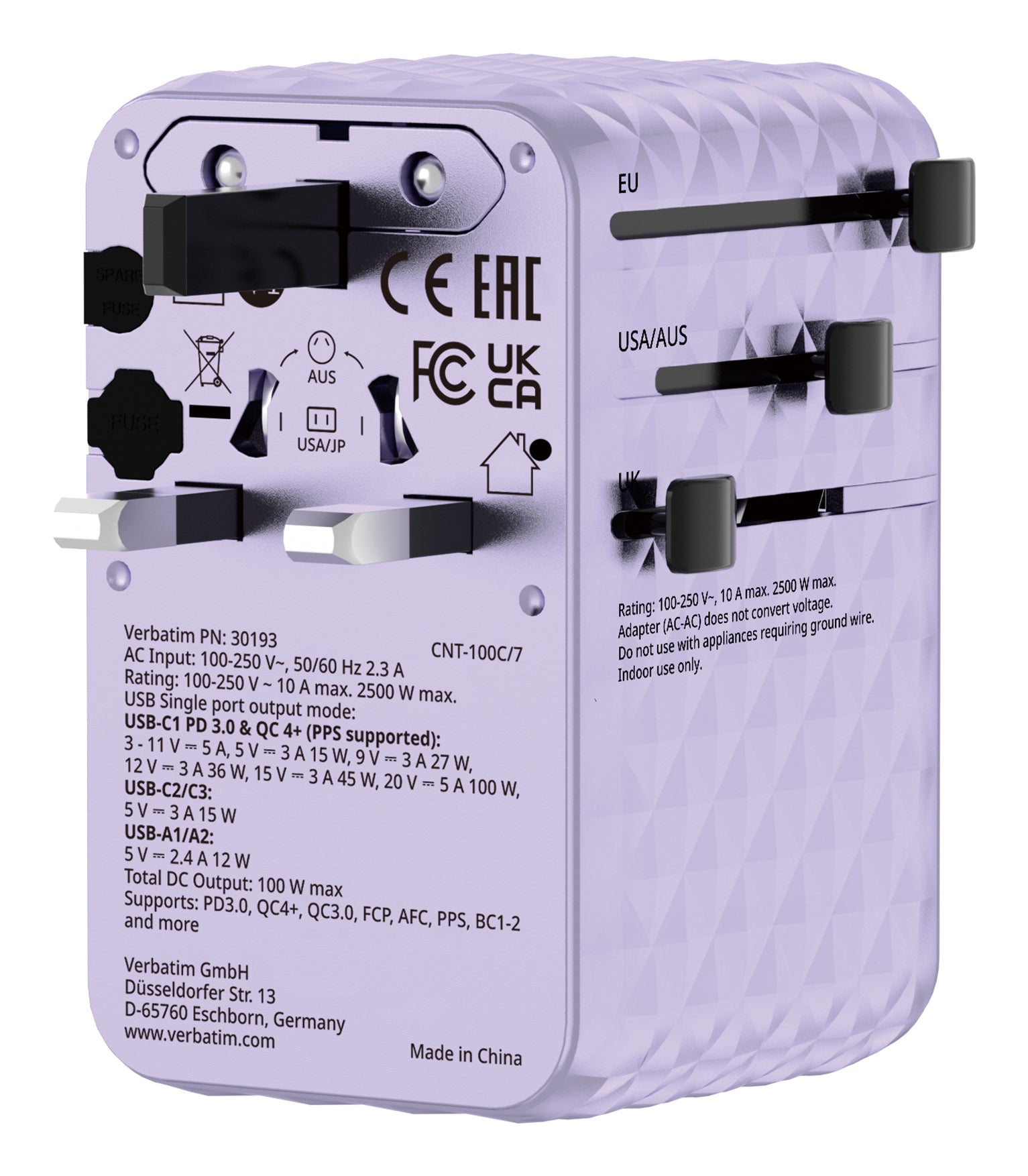 Charge ´n´ Travel 100W Universal Travel