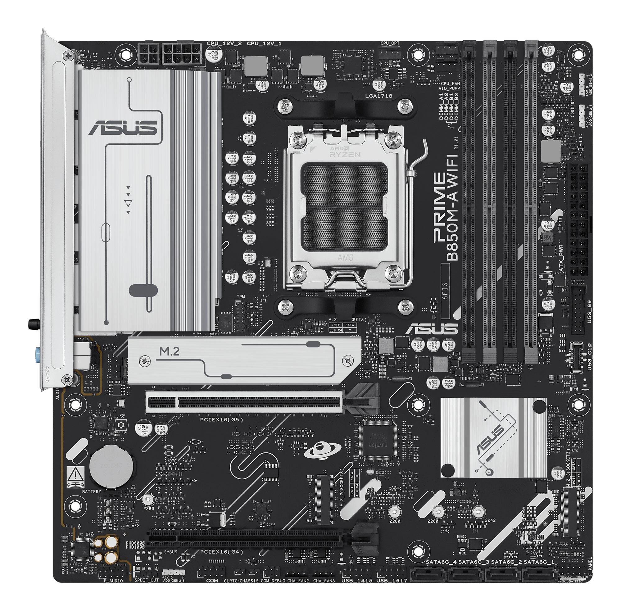 ASUS PRIME B850M-A WIFI AM5 MB 4xDDR5