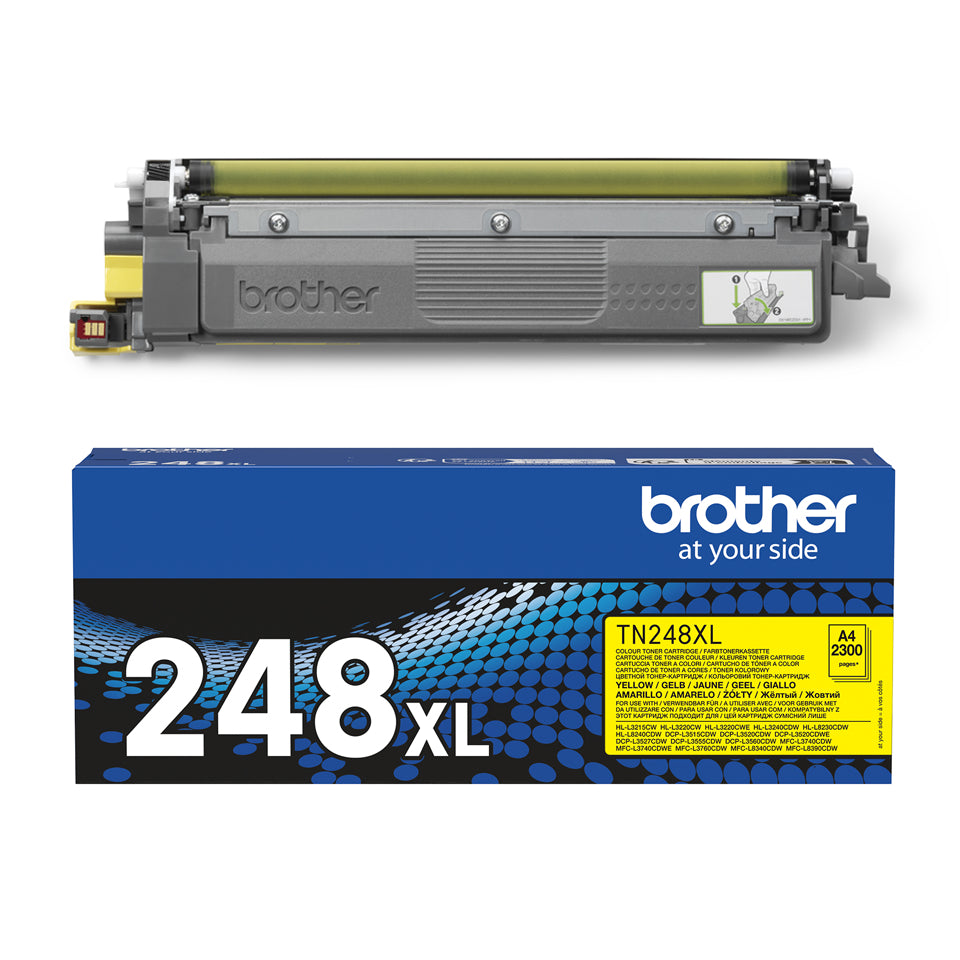 BROTHER TN248XLY Yellow Toner Cartridge ISO Yield 2300 pages