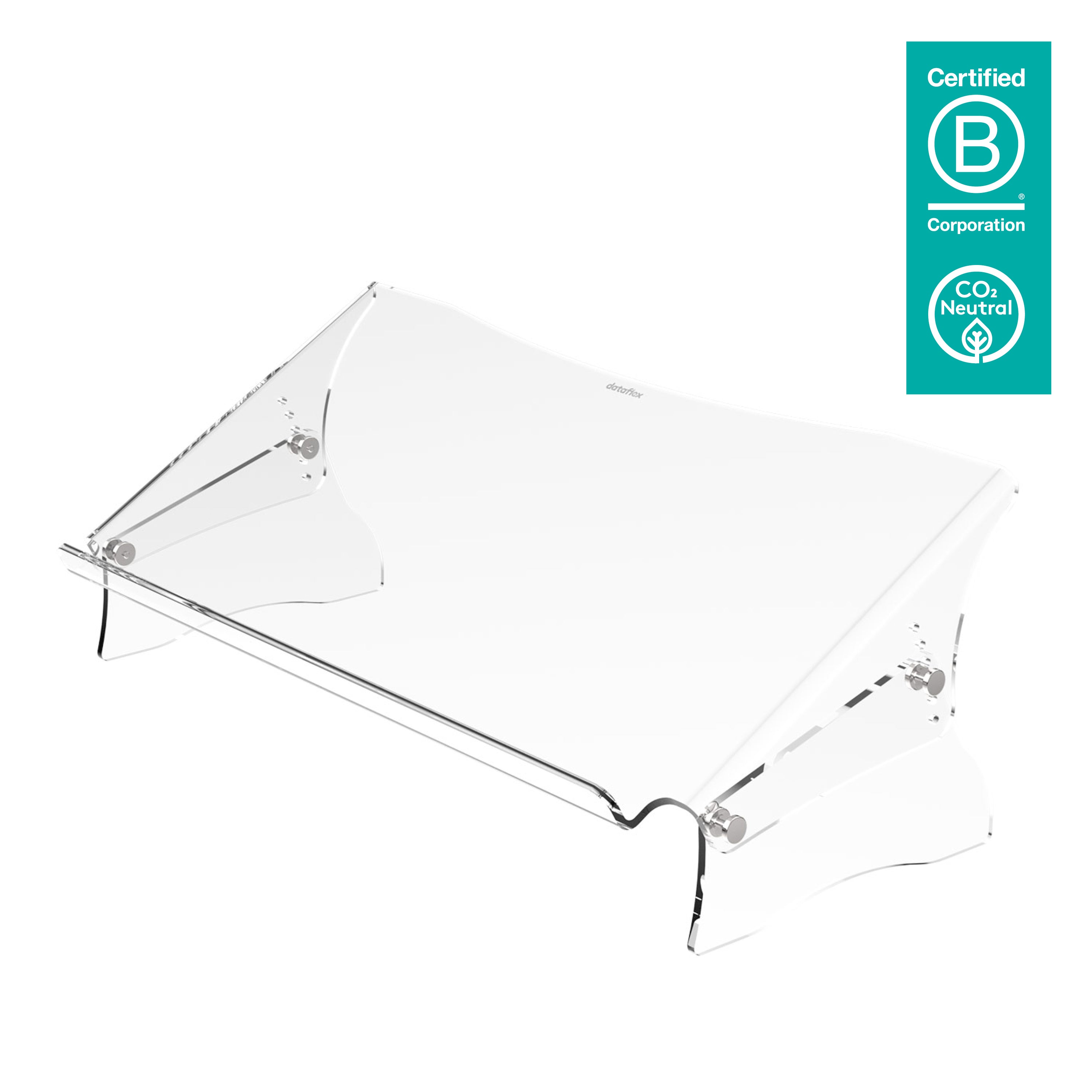 DATAFLEX Porte copie/doc. Acrylique - Hauteur réglable 49410