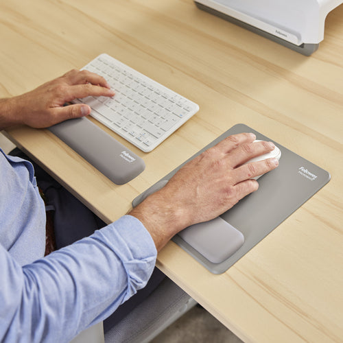 FELLOWES Repose-poignets clavier compact Breyta Gris