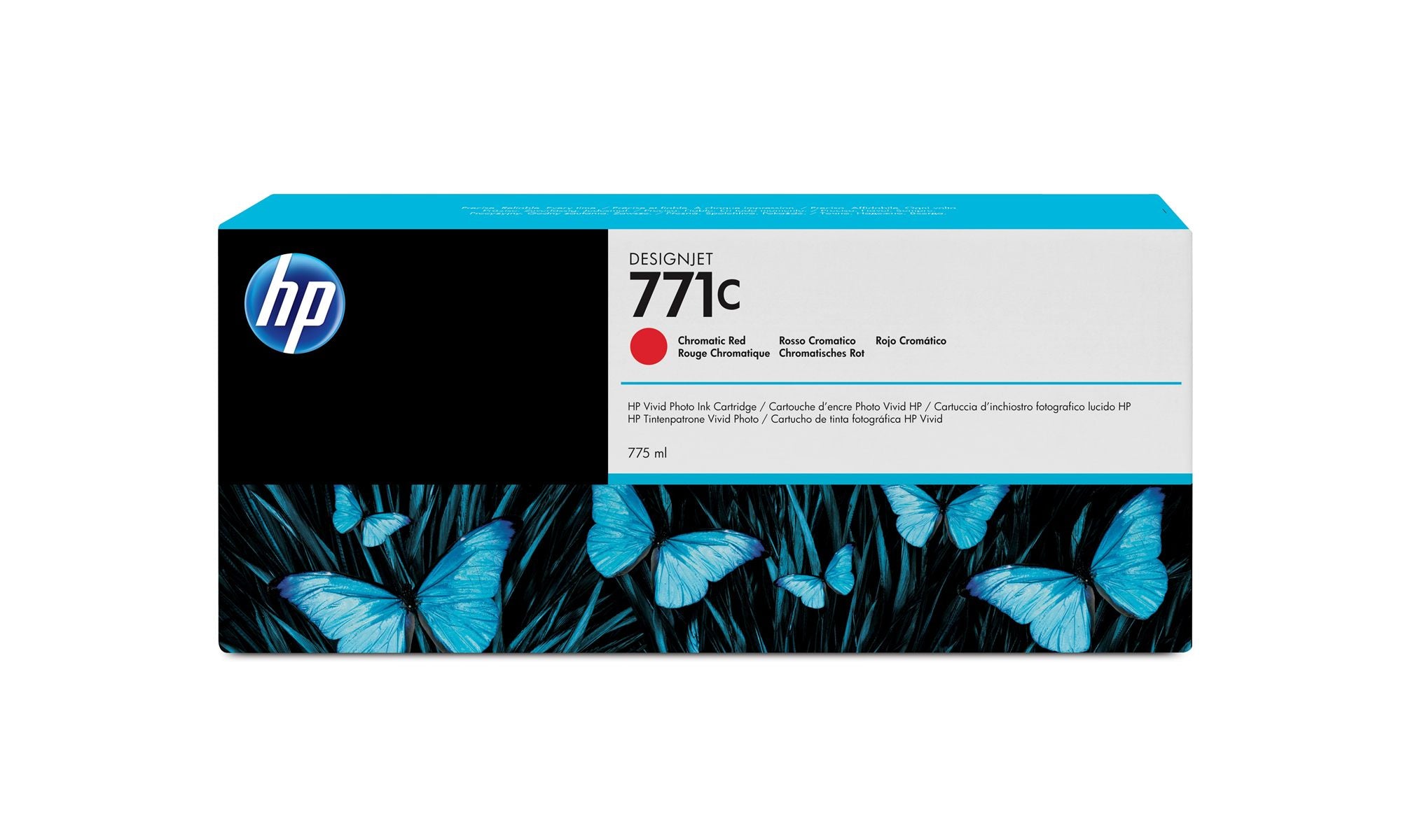 HP 771C original Ink cartridge B6Y08A chromatic red standard capacity 775ml 1-pack