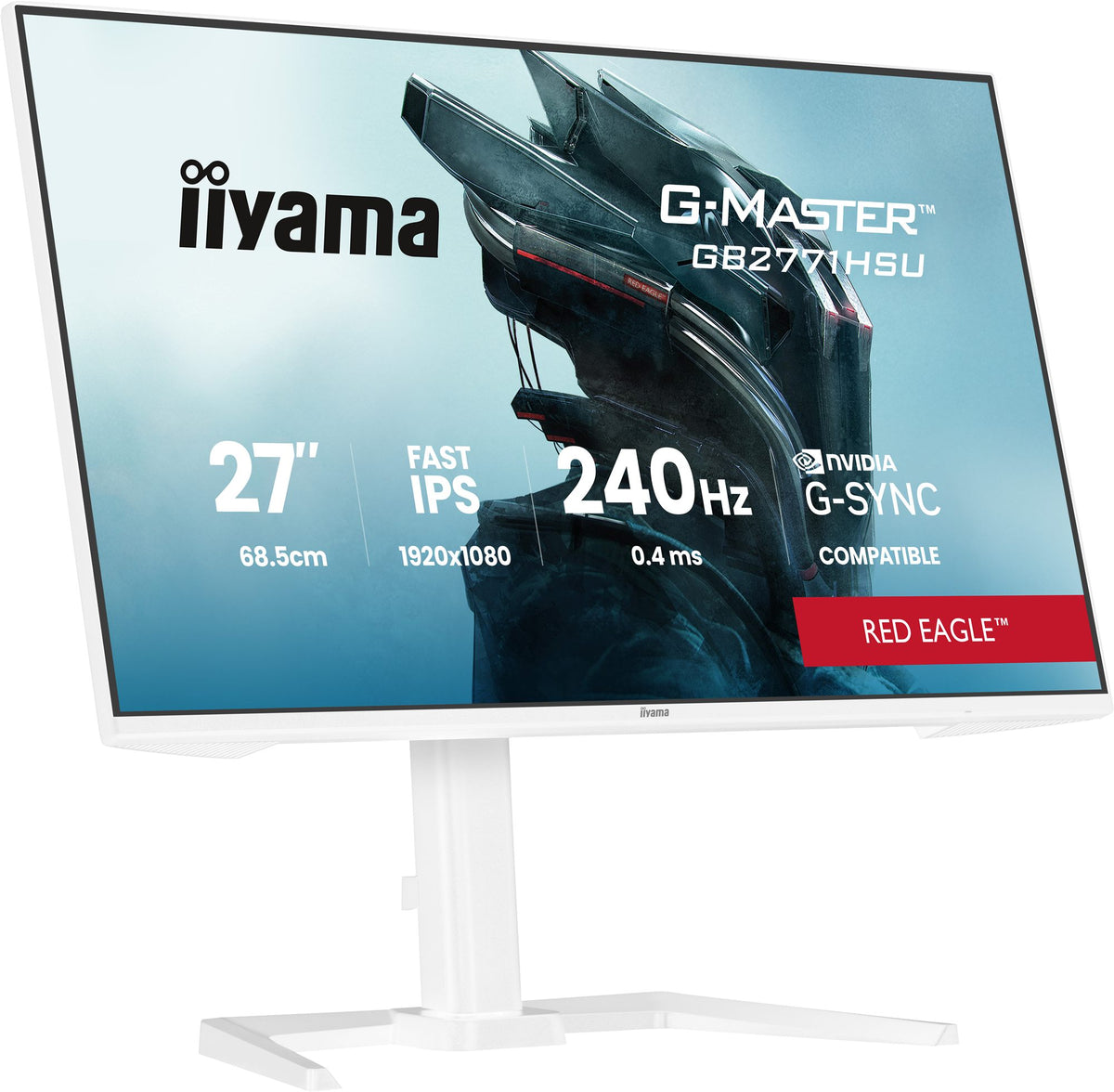 GB2771HSU-W1 27" FHD IPS 240Hz/HAS WHITE
