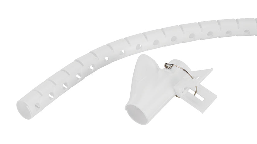 NEOMOUNTS Spiral Cable Wrap 20mm multiple cables white