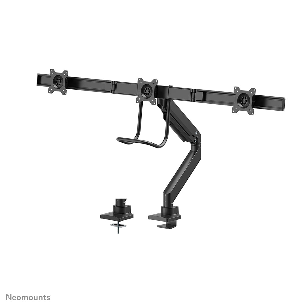 NEOMOUNTS NM-D775DX3BLACK Support décran à fixer 17-27p - ressort à gaz - Topfix - arrêt 180