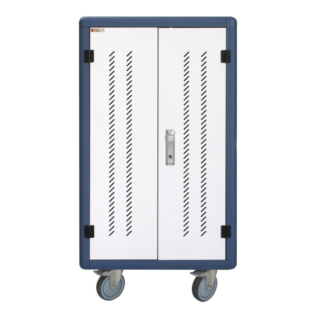Techly I-CABINET-30DTY Armoire de chargement pour 30 ordinateurs portables tablettes 30 prises AC 230V