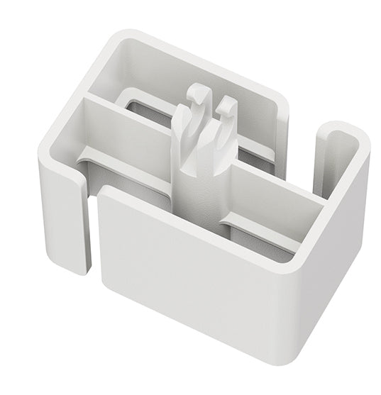 NEOMOUNTS Magnetic Cable Cover for sit/stand desk frames screw mounted magnetic channel white