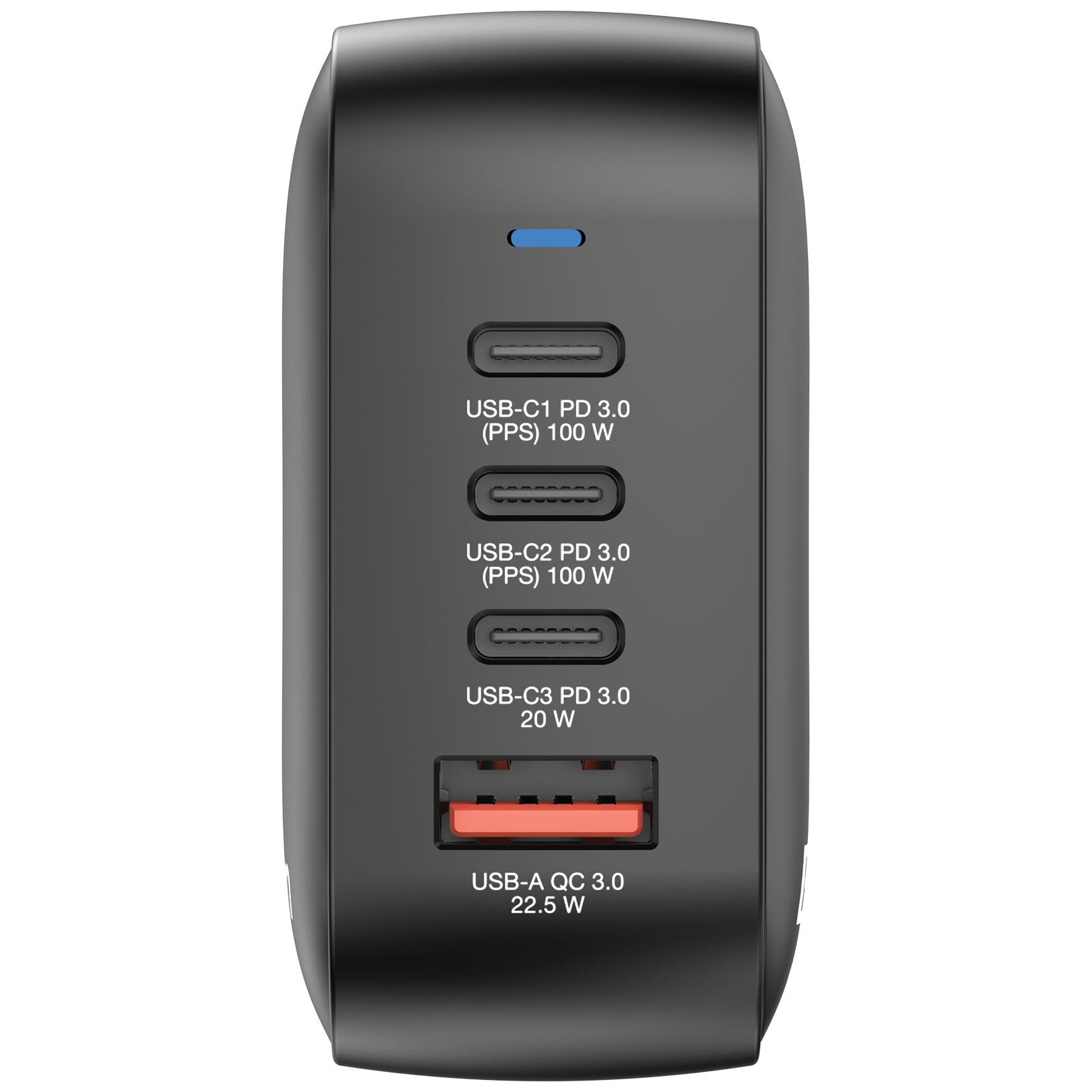 VERBATIM MINI GAN CHARGER 100W 4 PORT US/EU/UK ADP WCF (P)