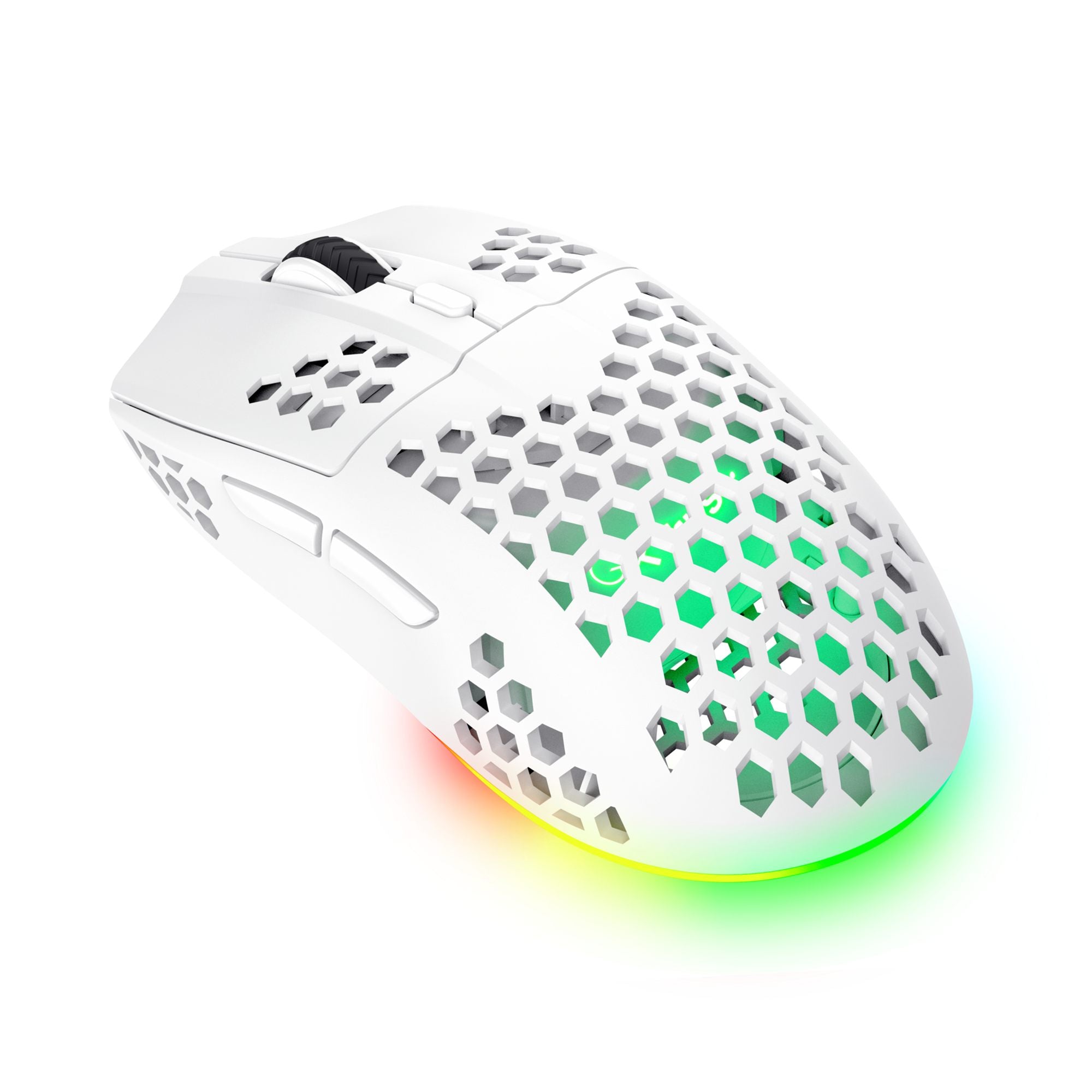 TRUST Souris gaming sans fil HELOX ultra légére - Blanche