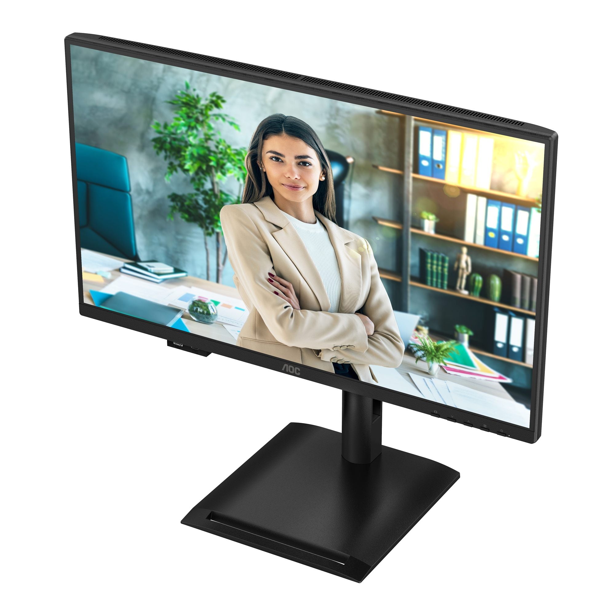 AOC 24P4CV 23.8p IPS FHD 120Hz 4ms HDMI DP USB C PD96W HUB USB Speakers HAS 150mm