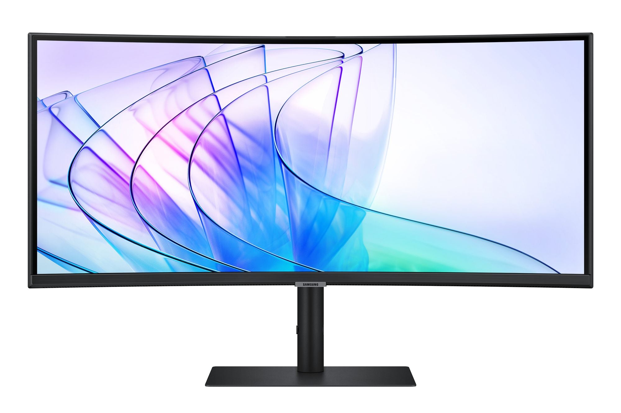 SAMSUNG ViewFinity S6 S34C652VAU Ecran incurvé 34p avec WEBCAM UWQHD 3440 x 1440 @100Hz VA 350cd/m² HDR10 5ms HDMI DP USB-C 90W HP