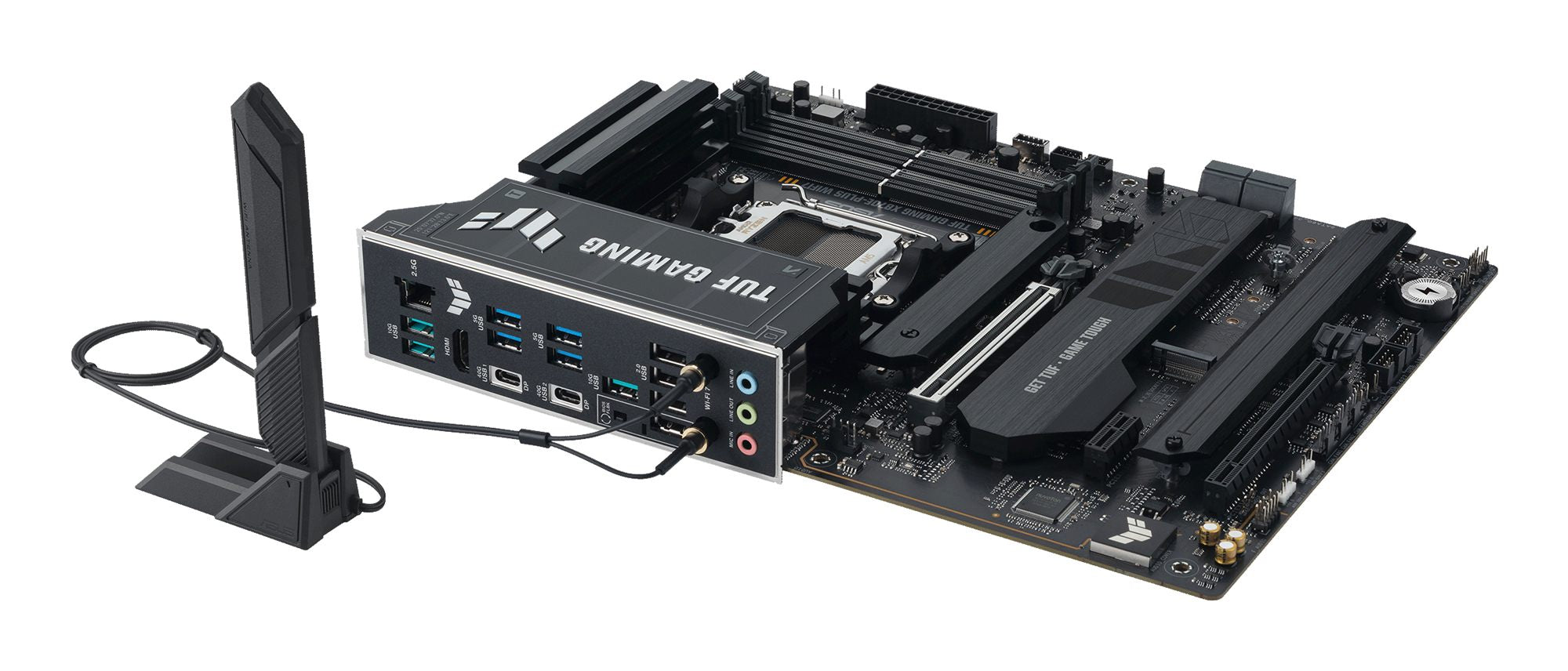 ASUS TUF GAMING X870E-PLUS WIFI7 AMD AM5 ATX motherboard 4xDDR5 PCIe 5.0 x16 4xM.2 1xHDMI 2xSATA