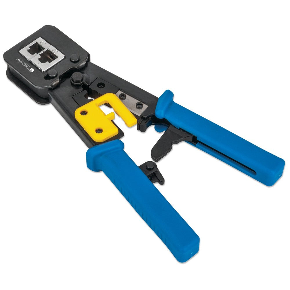 Techly IWP-HT 310UT Outil de sertissage pour connecteurs modulaires RJ45/RJ12/RJ11 a travers