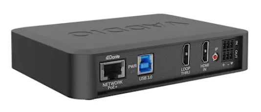 Vaddio EasyIP Dock Audio/Video Switching Station â€“ 1080p, USB 3.0, HDMI, Dante â€“ for IP-based AV integration in professional environments.