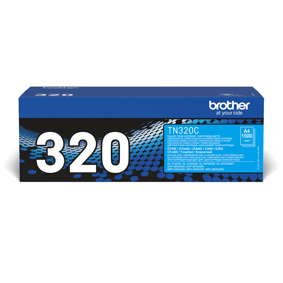 BROTHER TN-320 cartouche de toner cyan capacité standard 1.500 pages pack de 1