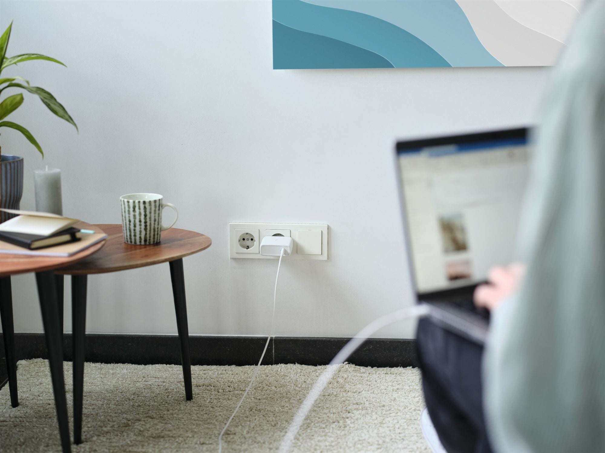 TRUST USB-C charger 100W WHT Maxo