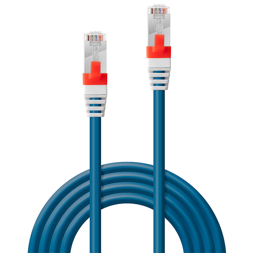 LINDY S/FTP Cat.6A Cable Blue 20m LSOH incl. Testprotocol