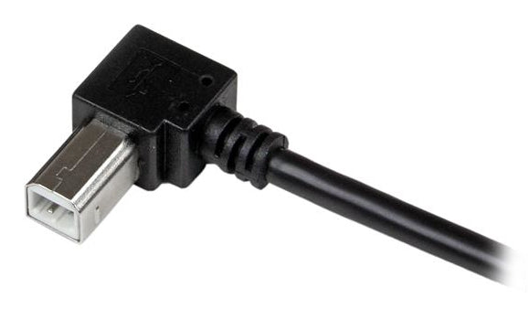 2m USB 2.0 A to Right Angle B Cable M/M