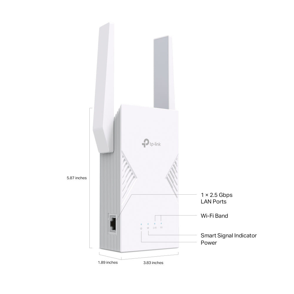 TP-LINK BE3600 Dual-Band Wi-Fi 7 Range Extender