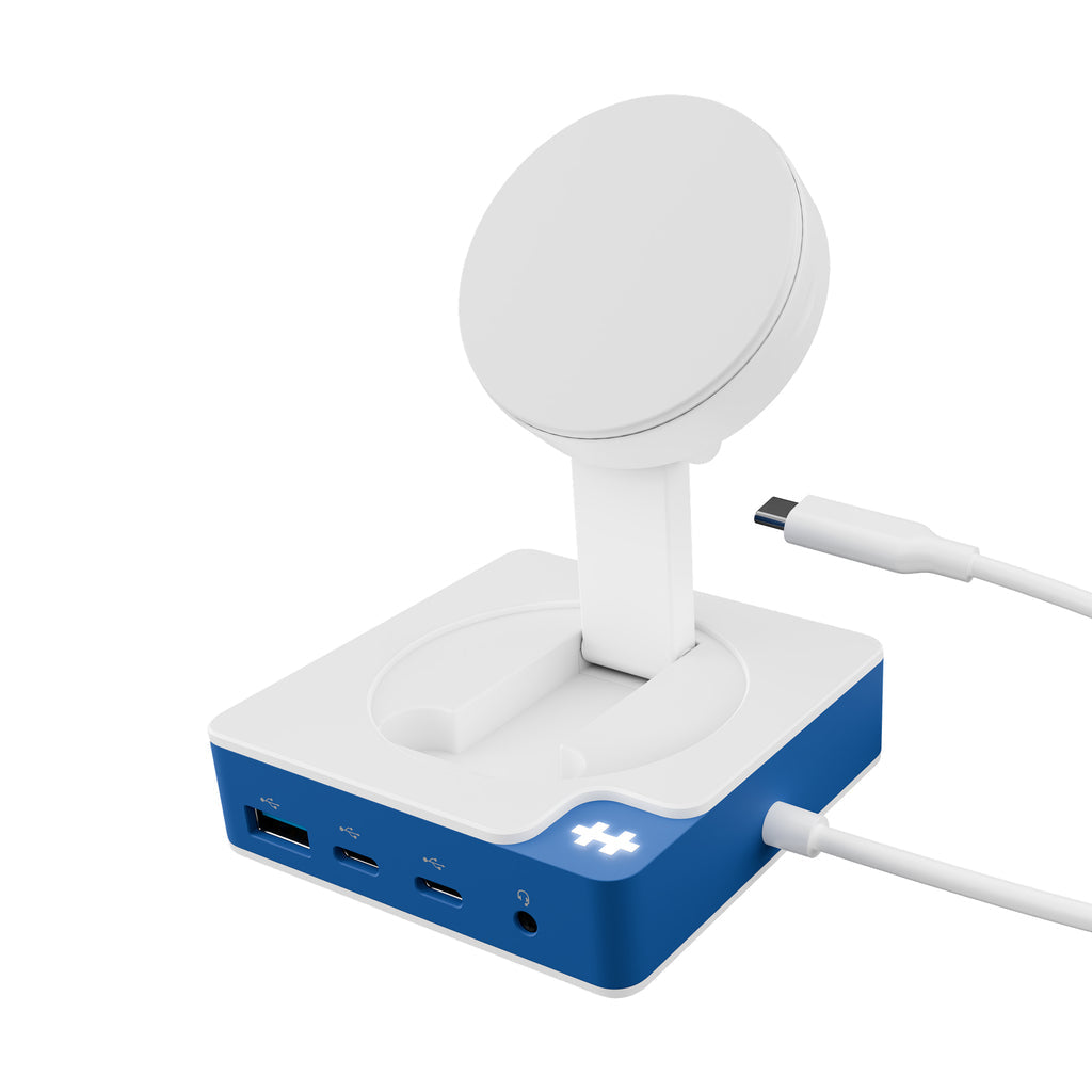 HyperDrive Flex MagCharge USB-C Hub Blu
