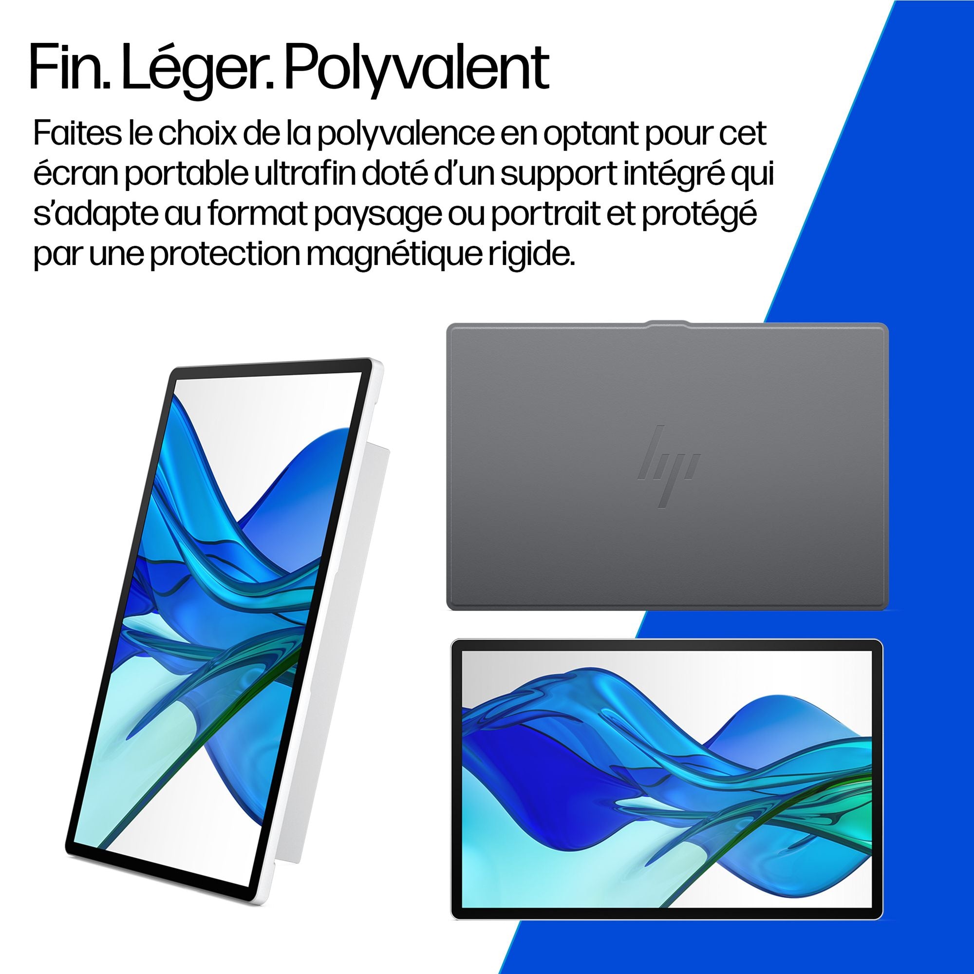 HP Series 5 Pro 14p WQXGA 2560 x 1600 Portable Monitor/Flat IPS with Edge-lit/2 USB Type-C up to 65W USB Power Delivery 3/3/0