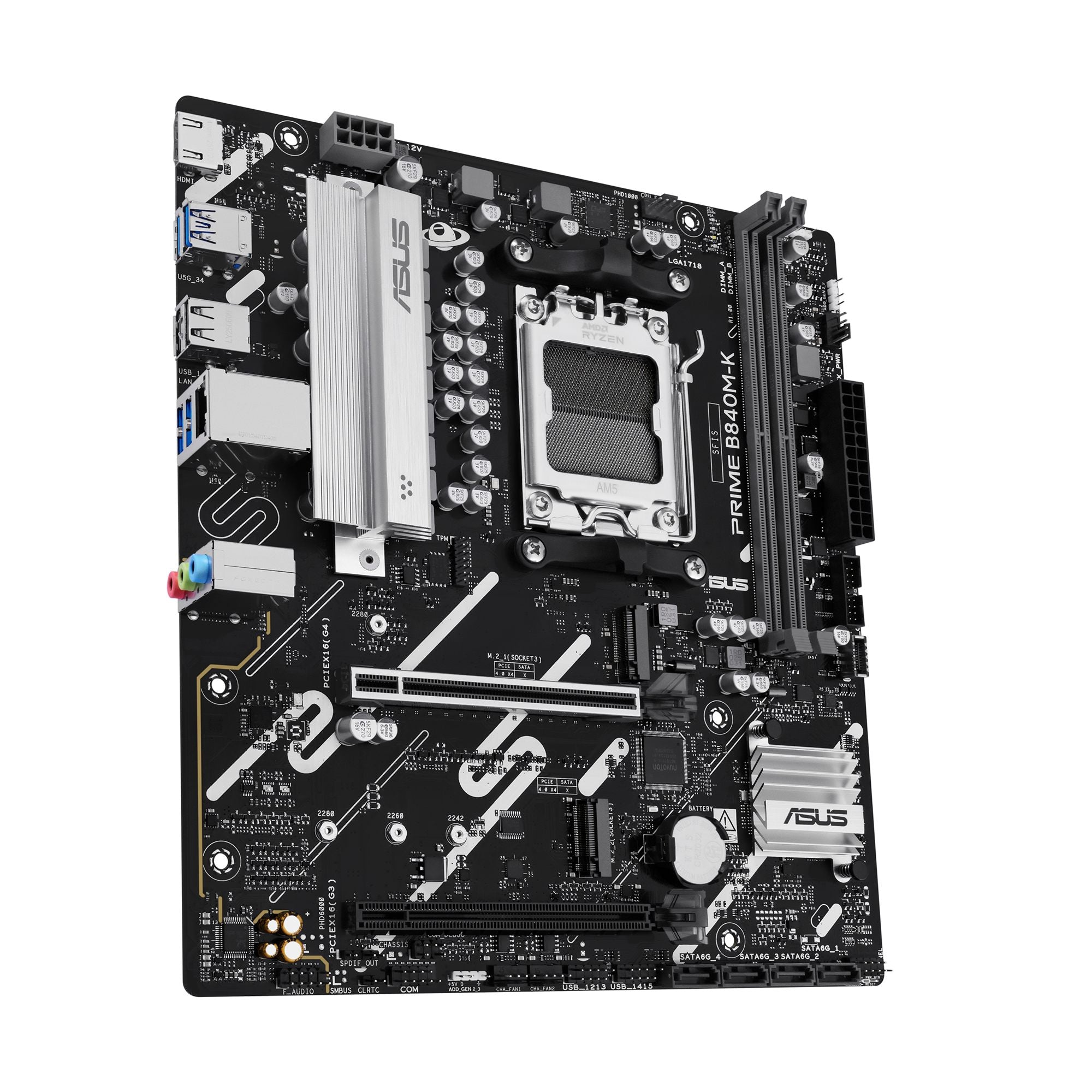 ASUS AMD PRIME B840M-K micro-ATX motherboard DDR5 2xM.2