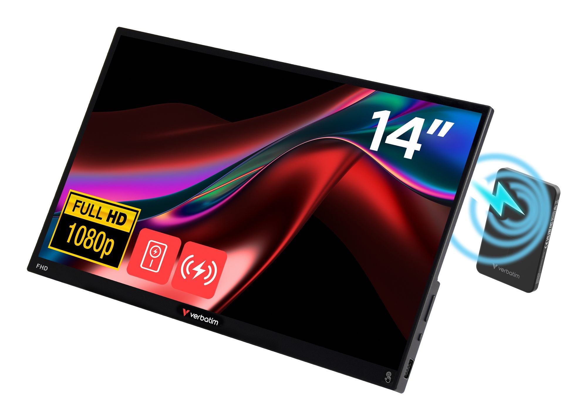 Portable 14" FHD Touch Monitor LIGHT wit