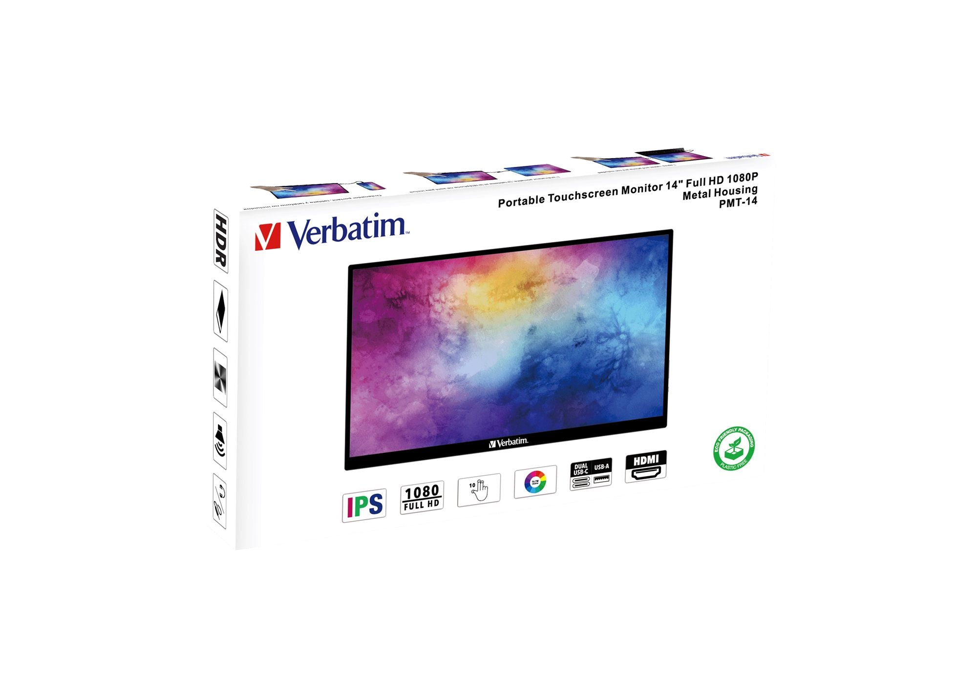 Verbatim PMT-14 Portable Touchscreen Mon