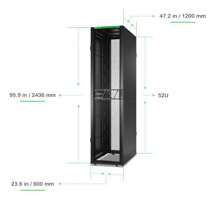 APC NetShelter SX Svr Rack Gen 2 52U 243