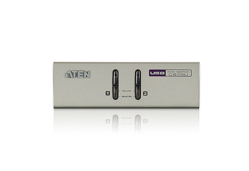 Aten CS72U-AT 2-Port USB VGA/Audio Commutateur KVM