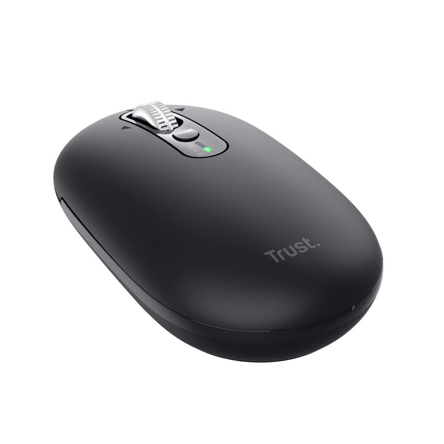 TRUST Souris sans fil SERON hyperscroll multi-connexion rechargeable noir