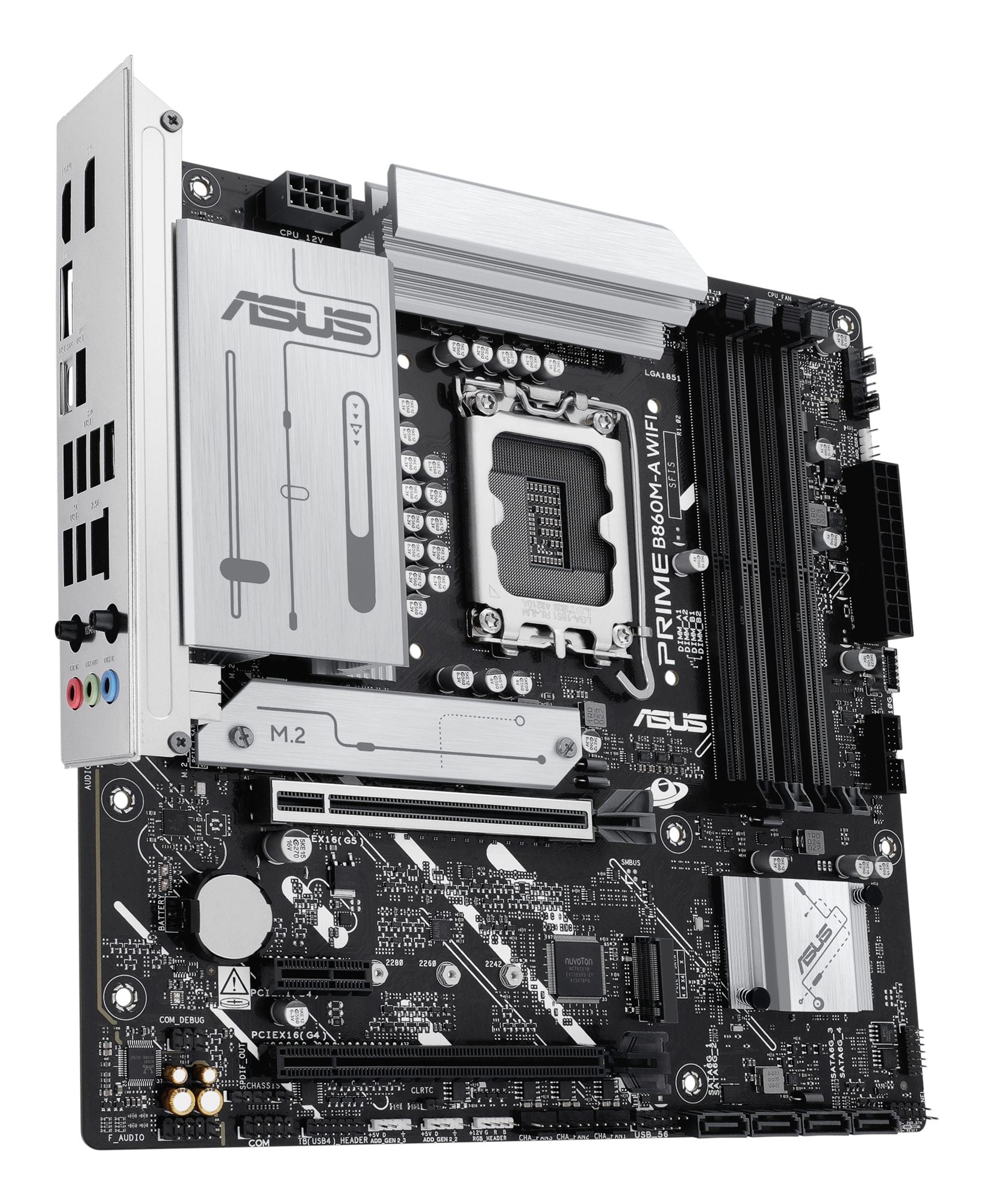 ASUS PRIME B860M-A WIFI LGA1851 DDR5 micro ATX MB 1xHDMI 2xDP 2xM.2 4xSATA