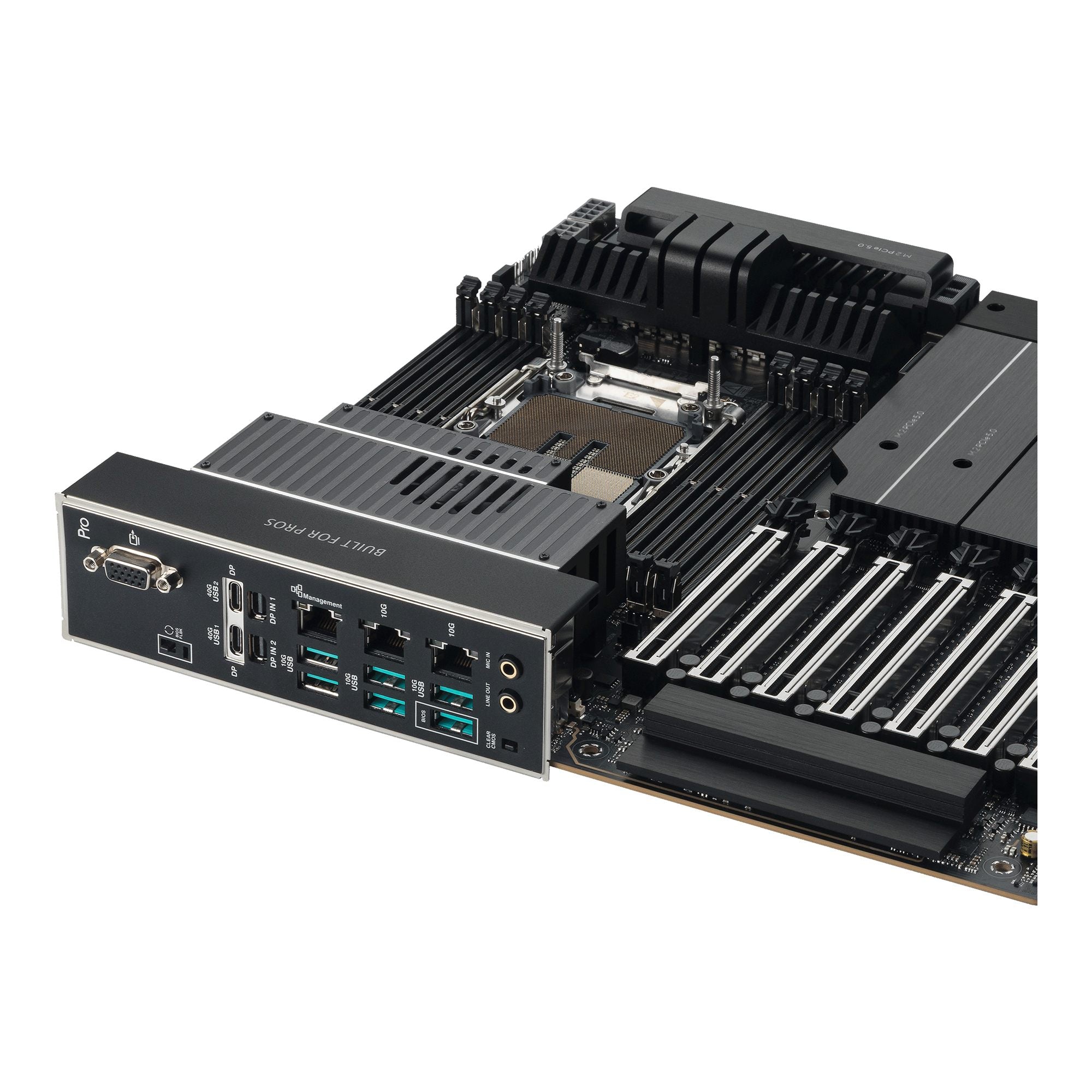 ASUS PRO WS W890E-SAGE SE LGA4710-2 EEB workstation motherboard 8xDDR4 7xPCIe 5.0 4xM.2 4xSATA