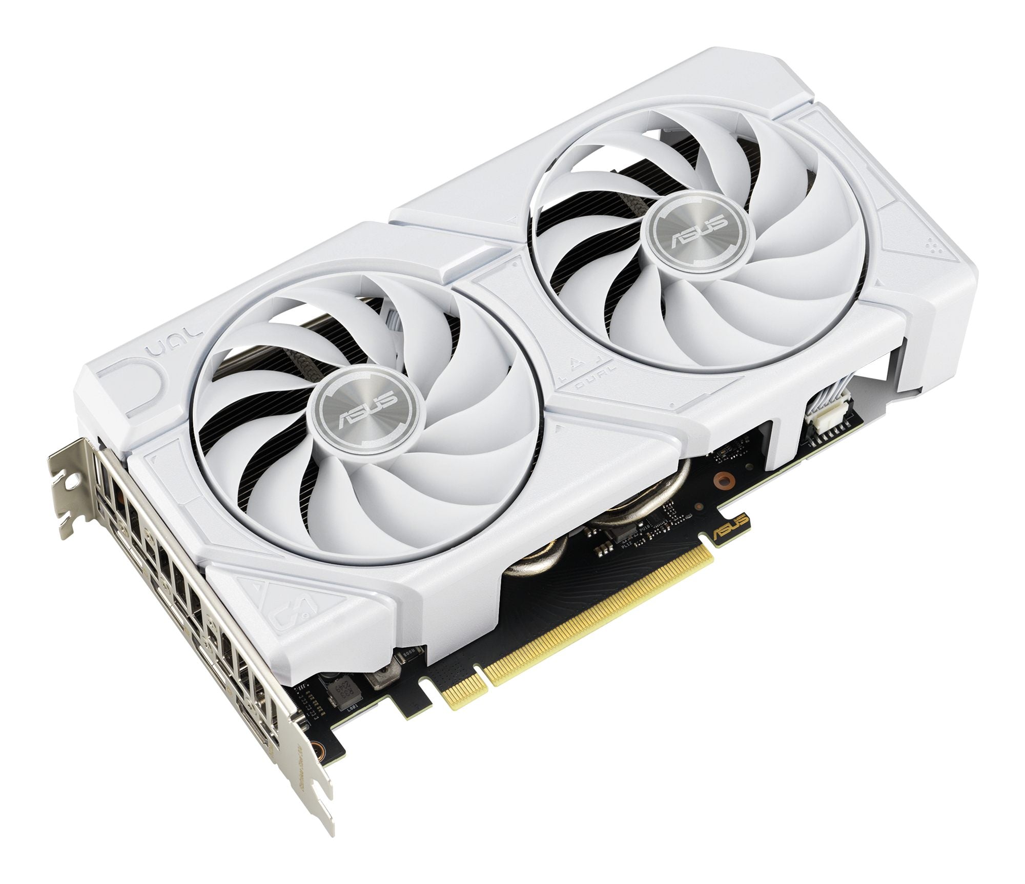 ASUS DUAL-RTX4070S-12G-EVO-WHITE RTX 4070 SUPER 12Go GDDR6X 1xHDMI 2.1a 3xDP 1.4a