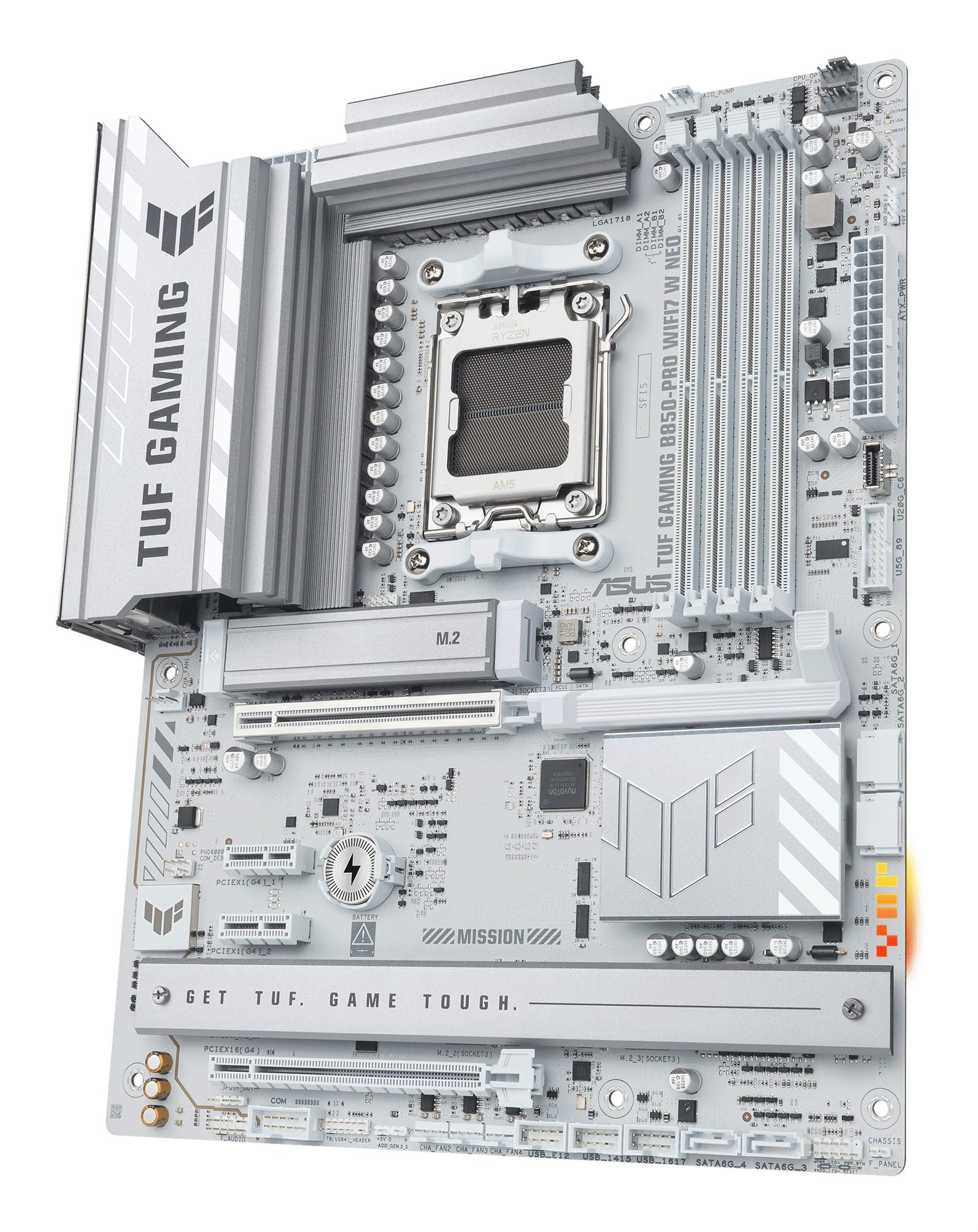 ASUS AMD B850 ATX motherboard DDR5 PCIe 5.0 3xM.2