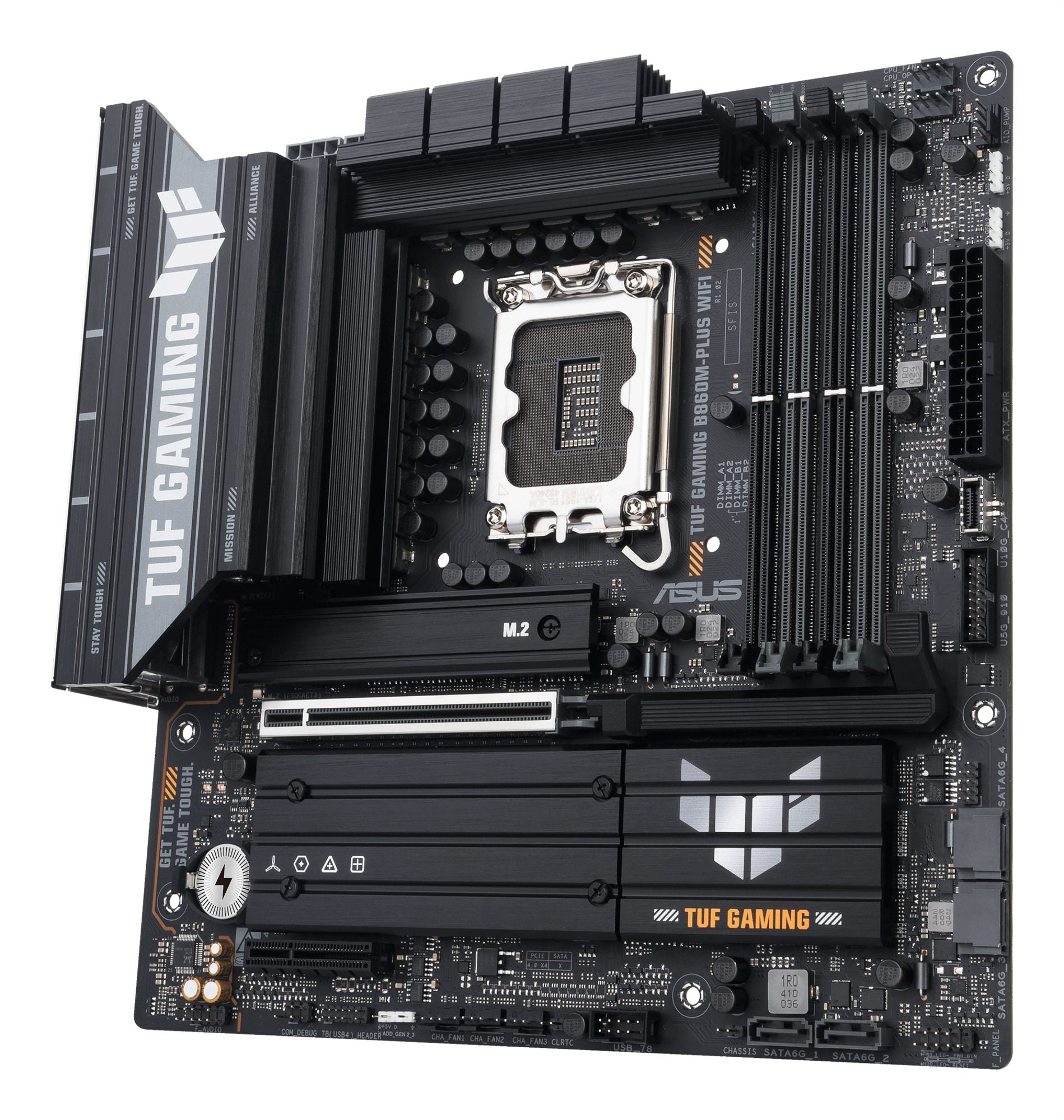 ASUS TUF GAMING B860M-PLUS WIFI LGA1851 DDR5 micro ATX MB DDR5 1xHDMI 1xDP 3xM.2 4xSATA