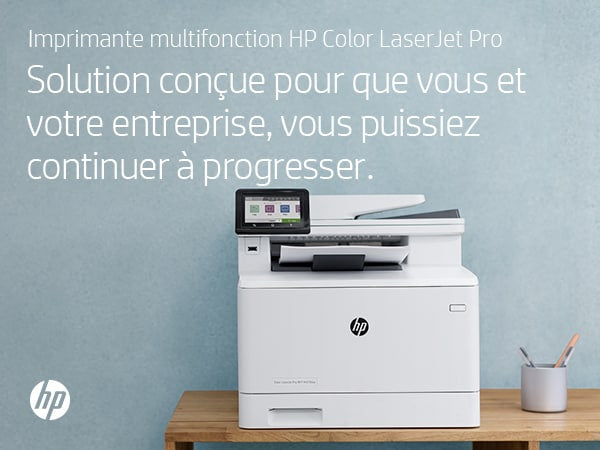 HP Color LaserJet Pro Imprimante multifonction M479dw, Impression, copie, numérisation, e-mail, Impression recto-verso  Numérisation vers e-mail/PDF  Chargeur a