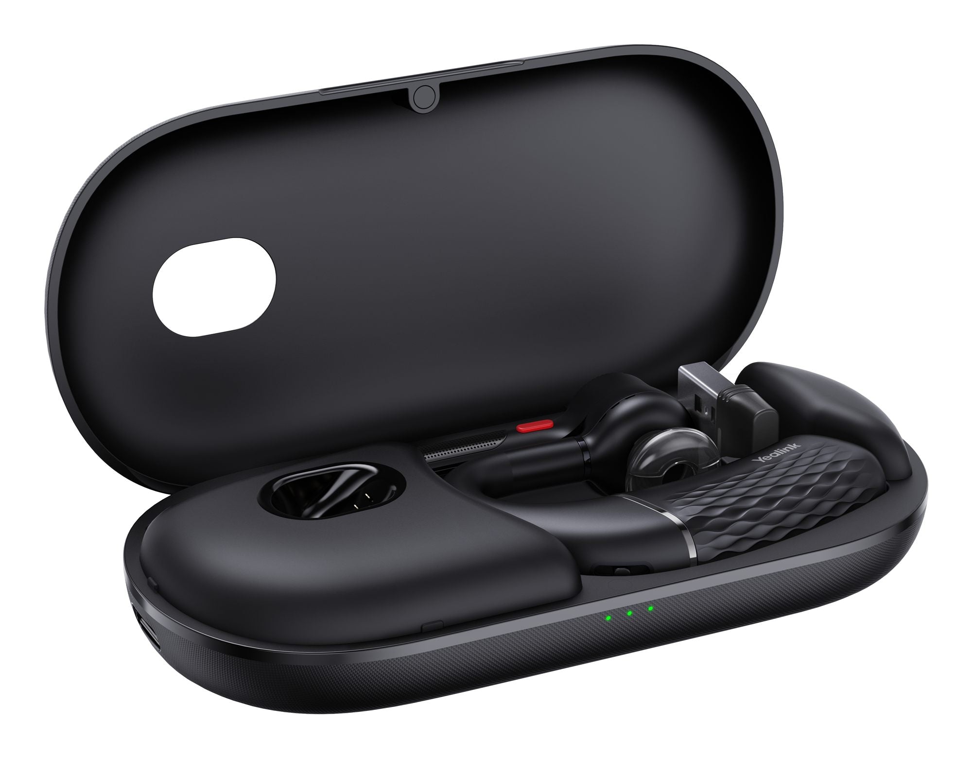 Yealink BH71 Pro Sans fil Crochets auriculaires Bureau/Centre d'appels USB Type-C Bluetooth Noir