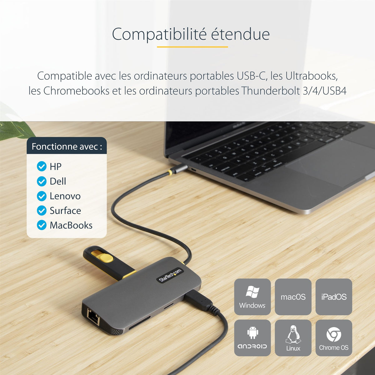 USB C Multiport Adpt 4K 60Hz HDMI PD