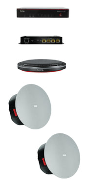 Biamp Bundle SCX400, TTM-XBK,AMP-450BP, 2*C-IC6WH Pro Audio Conferance System