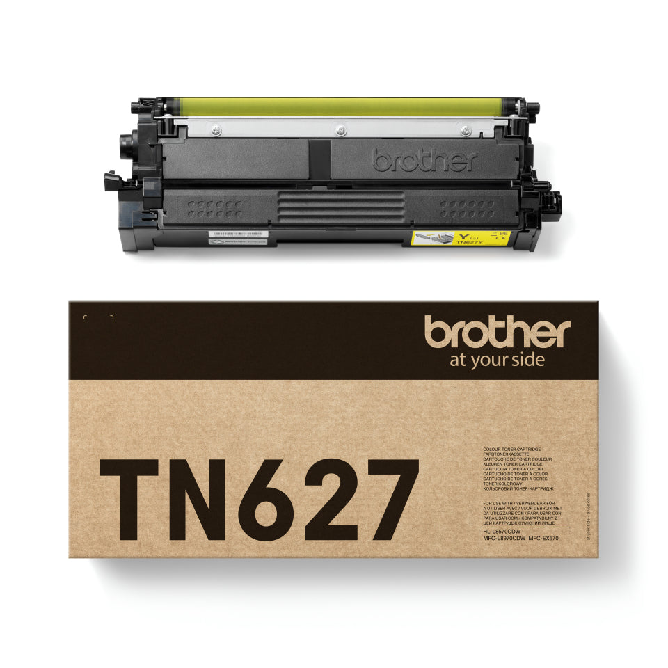 BROTHER TN-627Y UHY Yellow Toner Cartridge 10K